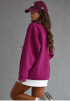 Hanorac oversize All Day Long fucsia