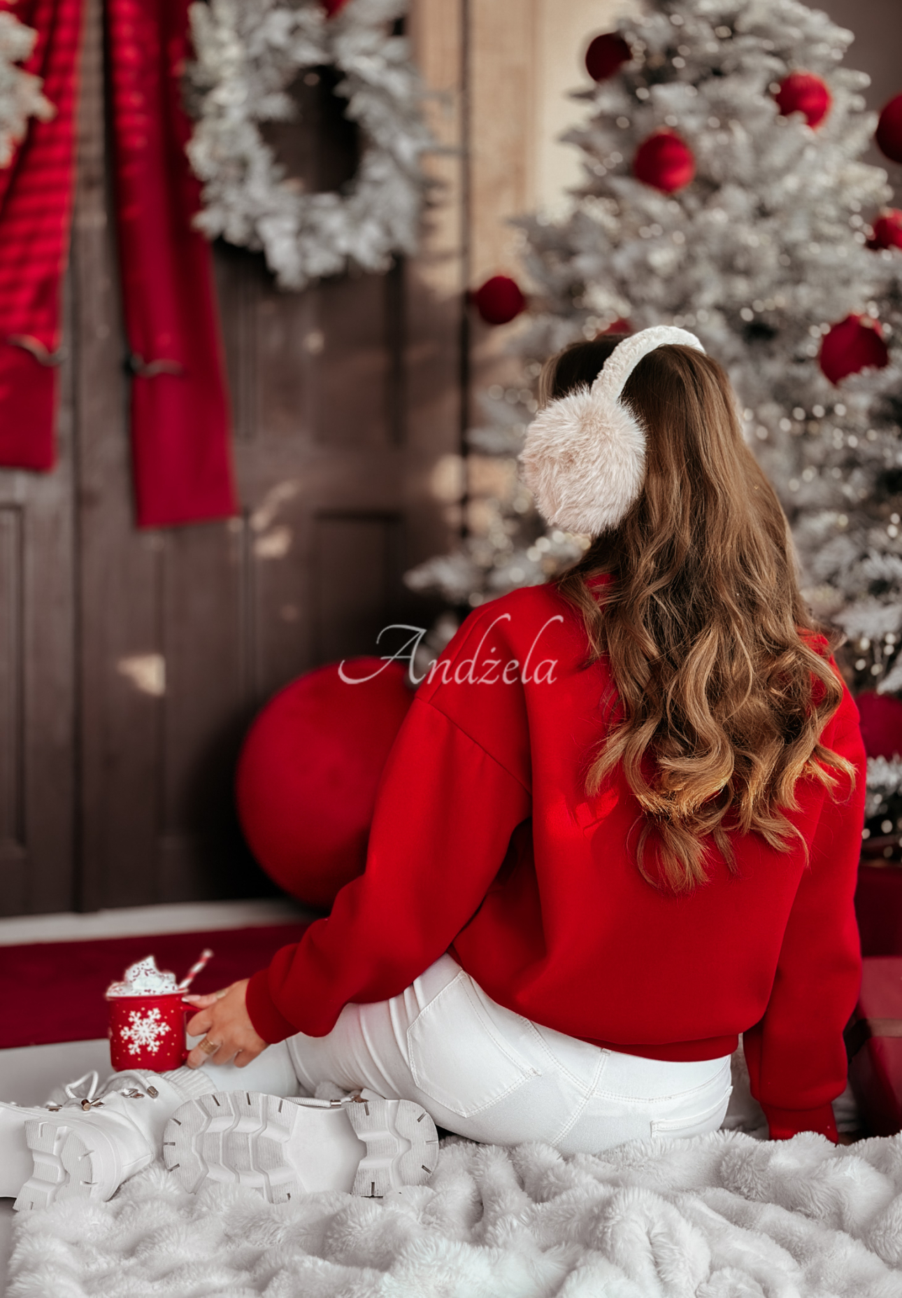 Hanorac de Crăciun Santa Baby cu inscripție