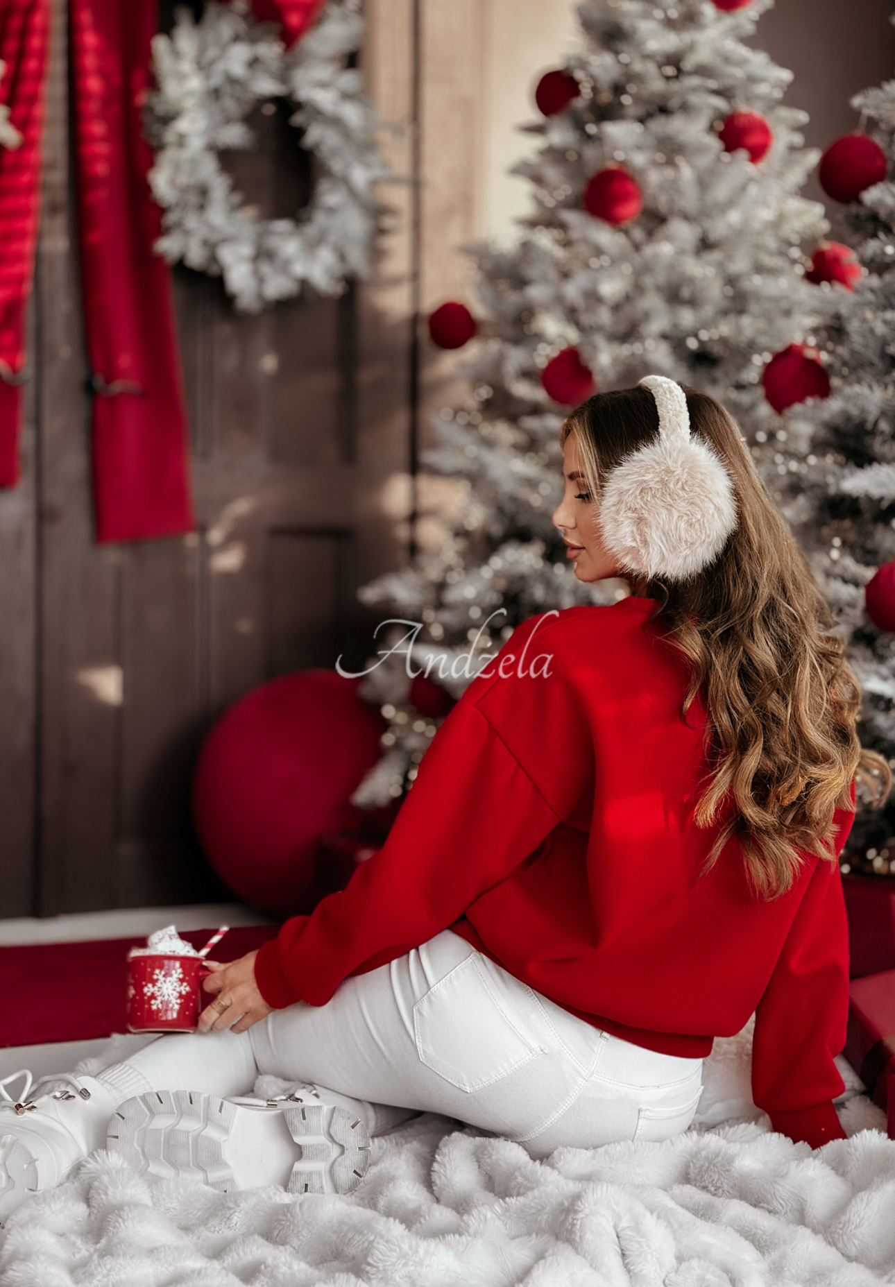 Hanorac de Crăciun Santa Baby cu inscripție