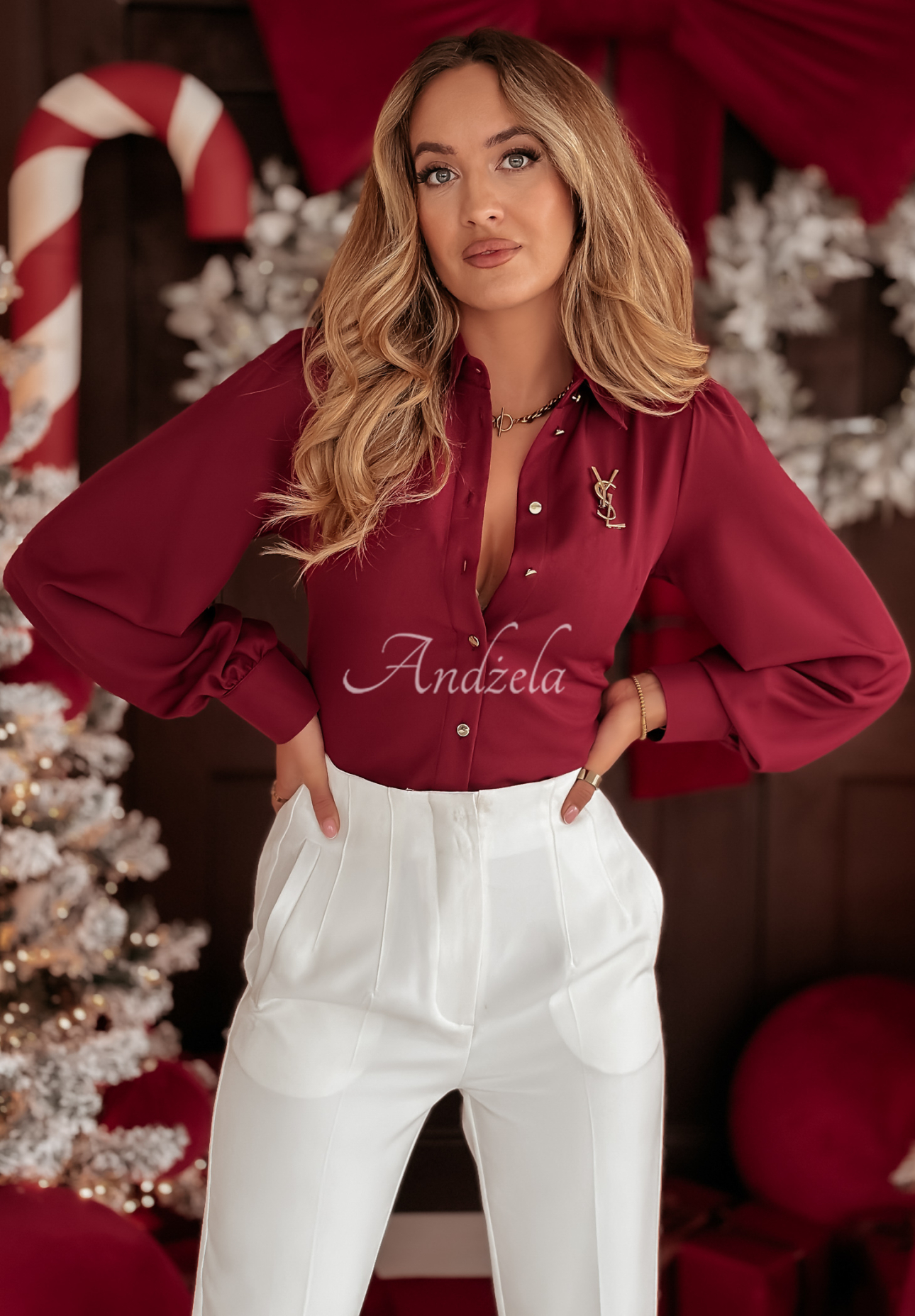 Cămașă din viscoză cu legare Special One