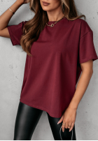 Tricou Second Chance burgundowy