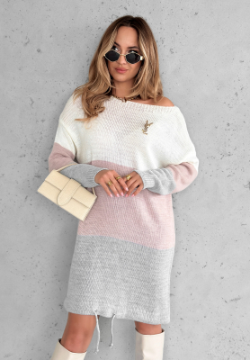 Rochie tip pulover Morena din tricot
