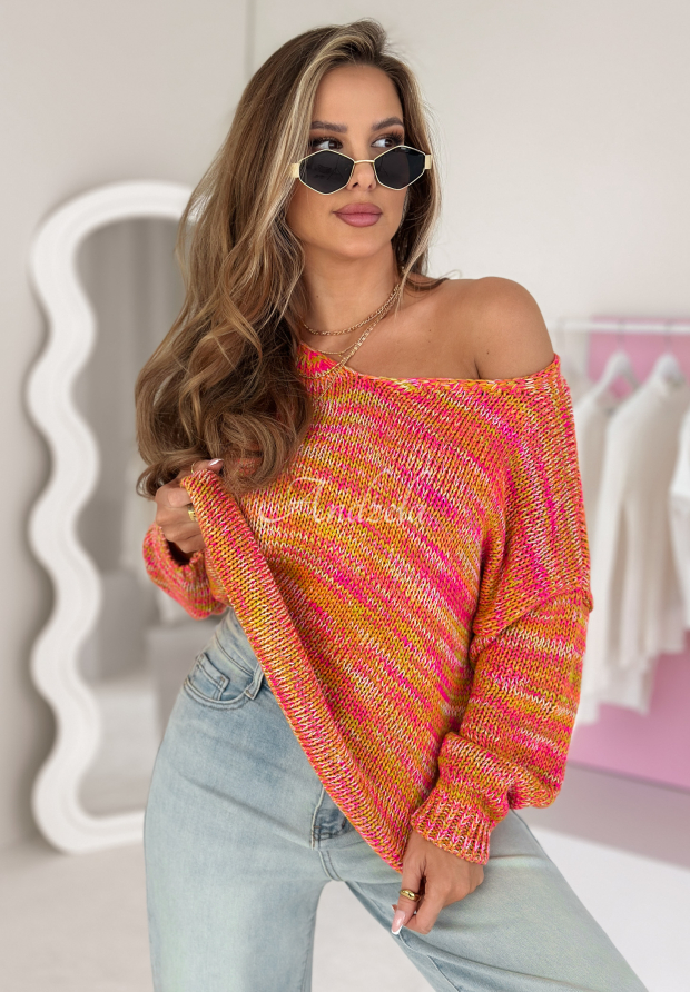 Pulover cu decolteul &icirc;n V Miss