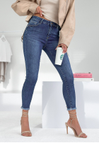 Pantaloni din denim skinny Her Soul bluemarin