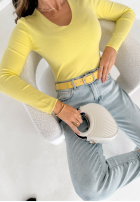 Ușor Pulover Selavi verde lime