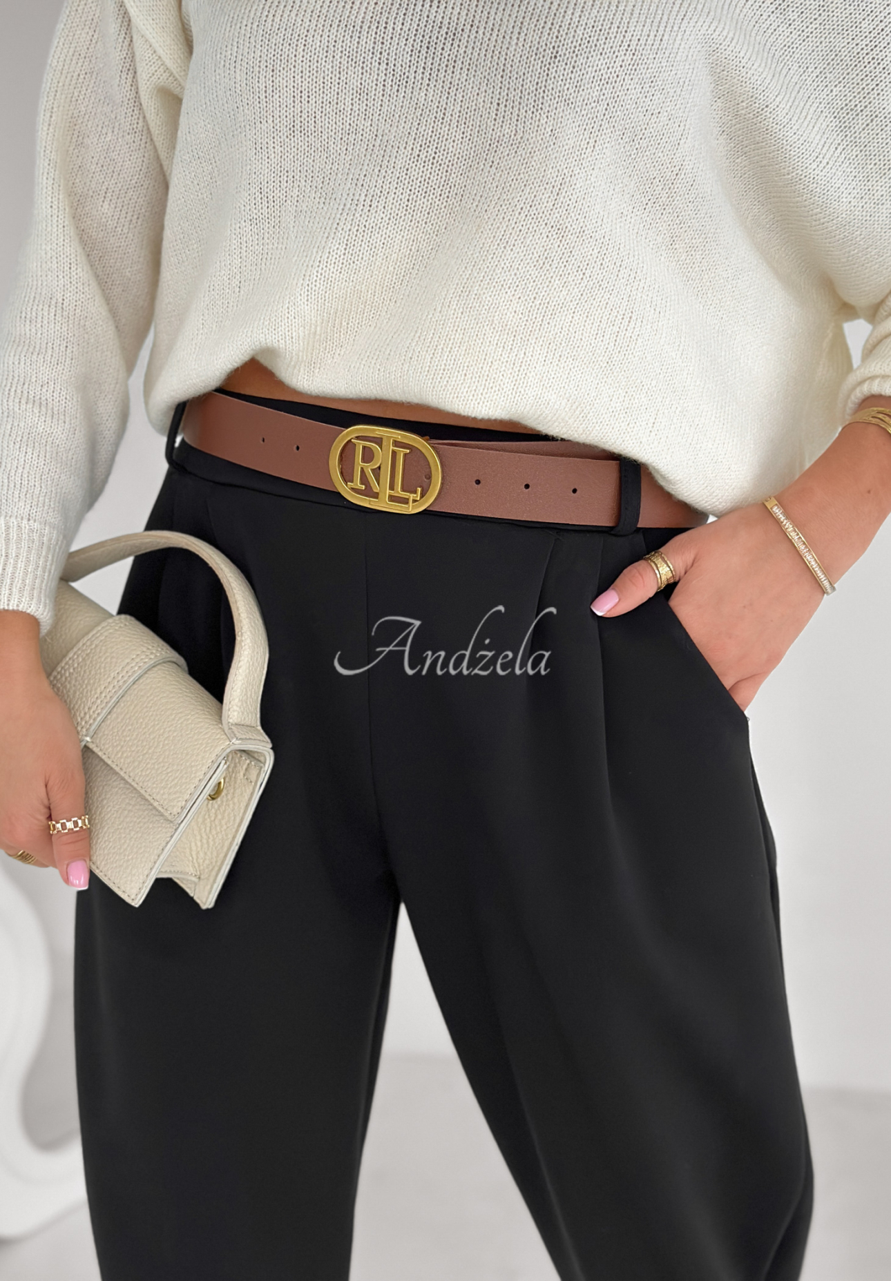 Pantaloni din material The First Try