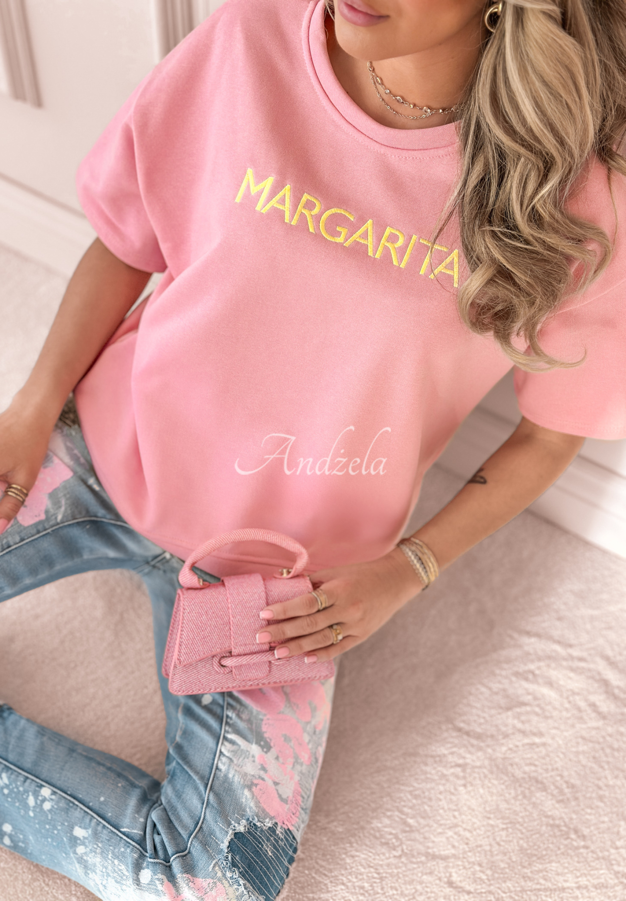 Tricou cu broderie Margarita