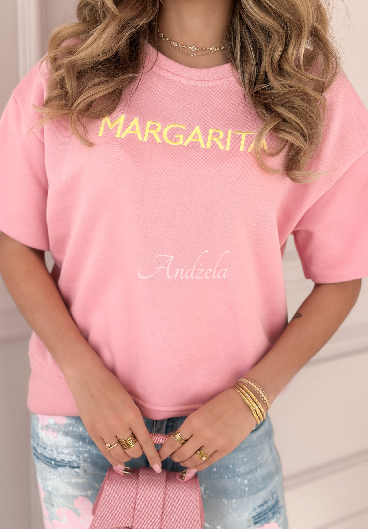 Tricou cu broderie Margarita