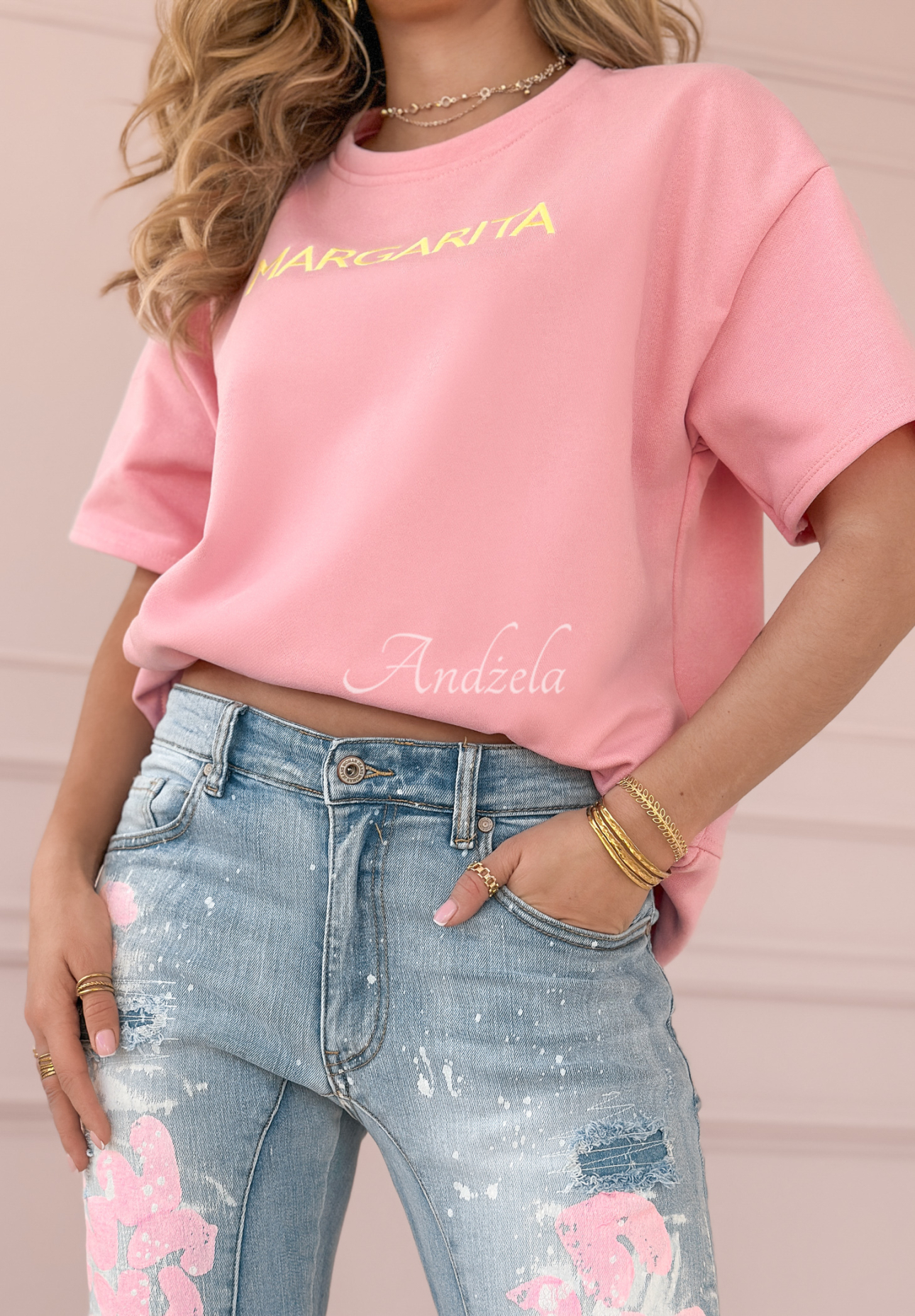 Tricou cu broderie Margarita