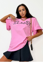 Tricou z nadrukiem La Milla Classy roz