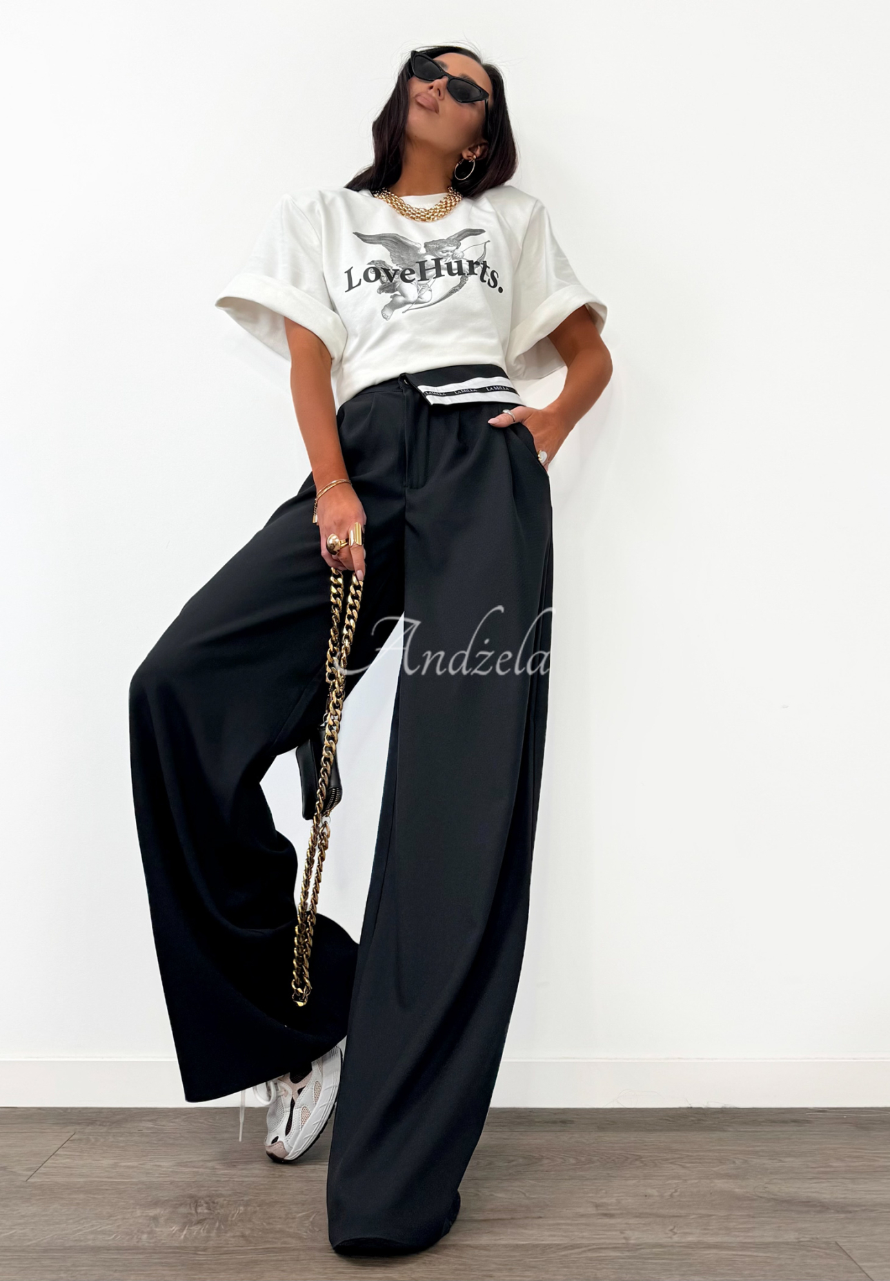 Pantaloni eleganți wide leg La Milla Exclusive