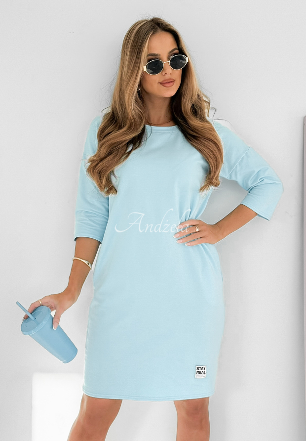 Rochie tunică Stay Real cu buzunare