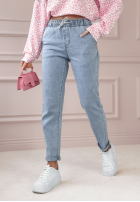 Pantaloni din denim Excites You albastre