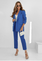 Sacou Runway Ready albastru cobalt