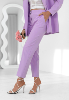 Eleganckie spodnie Pantaloni de tip țigaretă Runway Ready lila