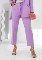 Eleganckie spodnie Pantaloni de tip țigaretă Runway Ready lila