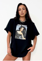 Tricou z nadrukiem La Milla Girl Boss negru