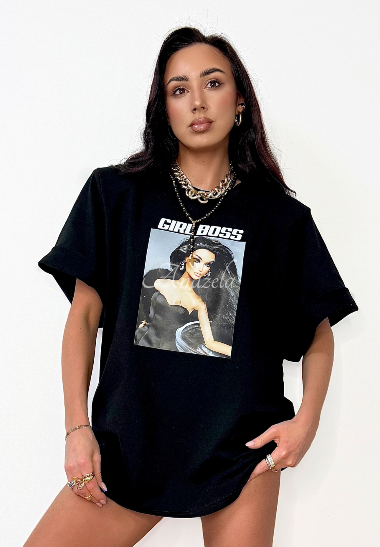 Tricou cu imprimeu La Milla Girl Boss