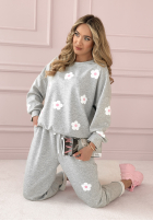 Compleu de trening w kwiatki Dazzling Daisies gri