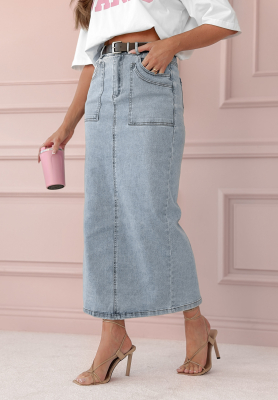 Fustă din denim Make Me Laugh