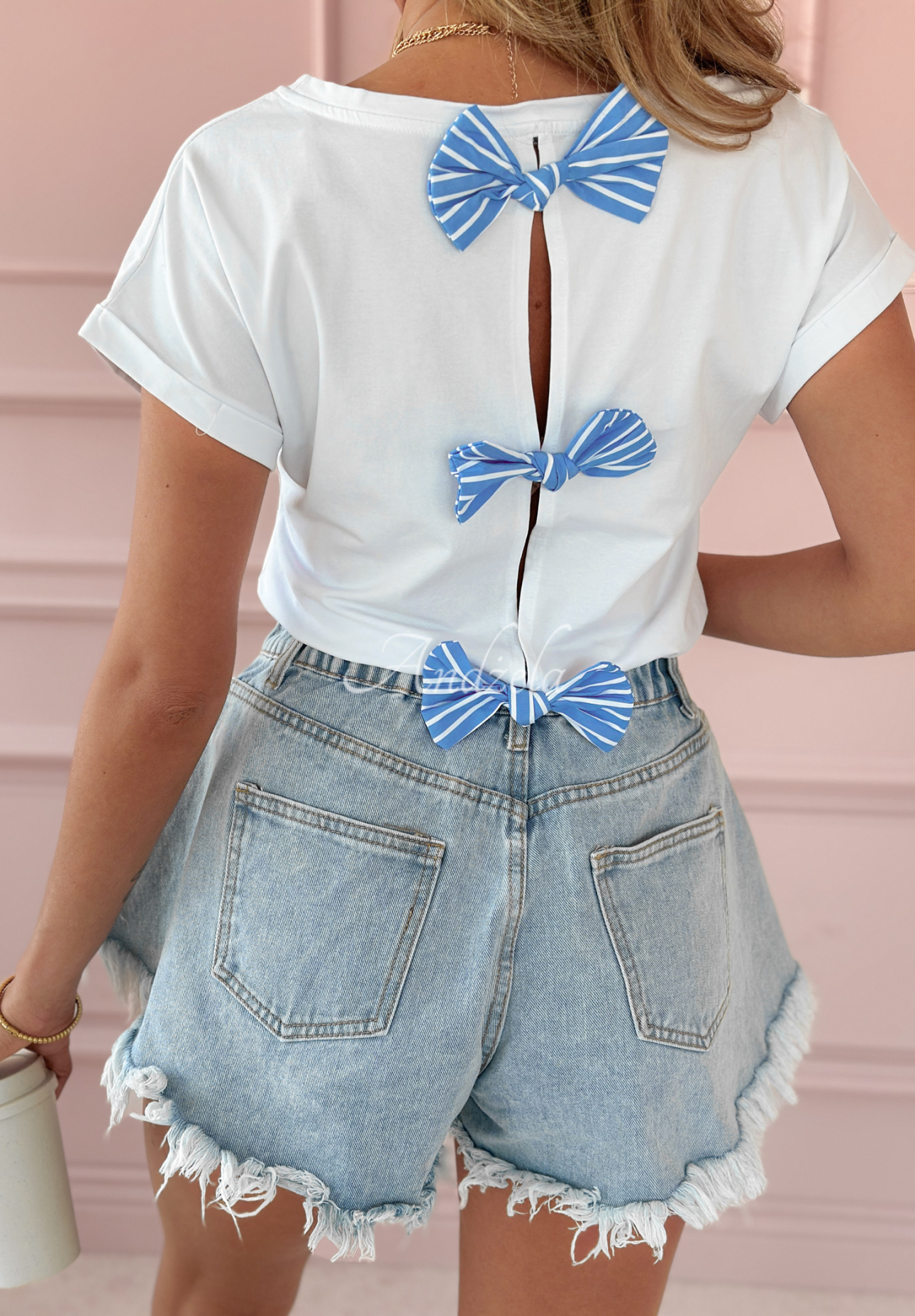 Tricou cu fundițe I Like Bows