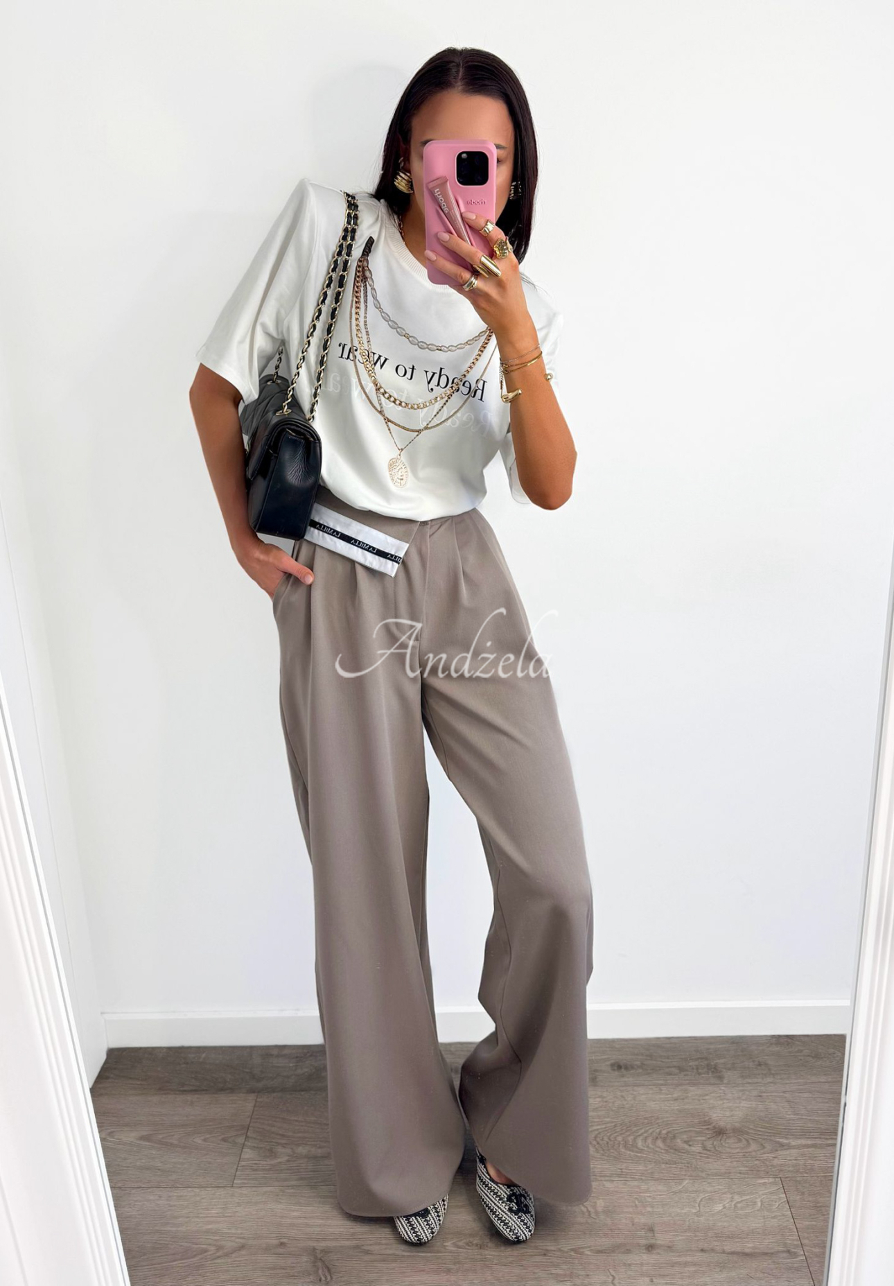 Pantaloni eleganți wide leg La Milla Exclusive