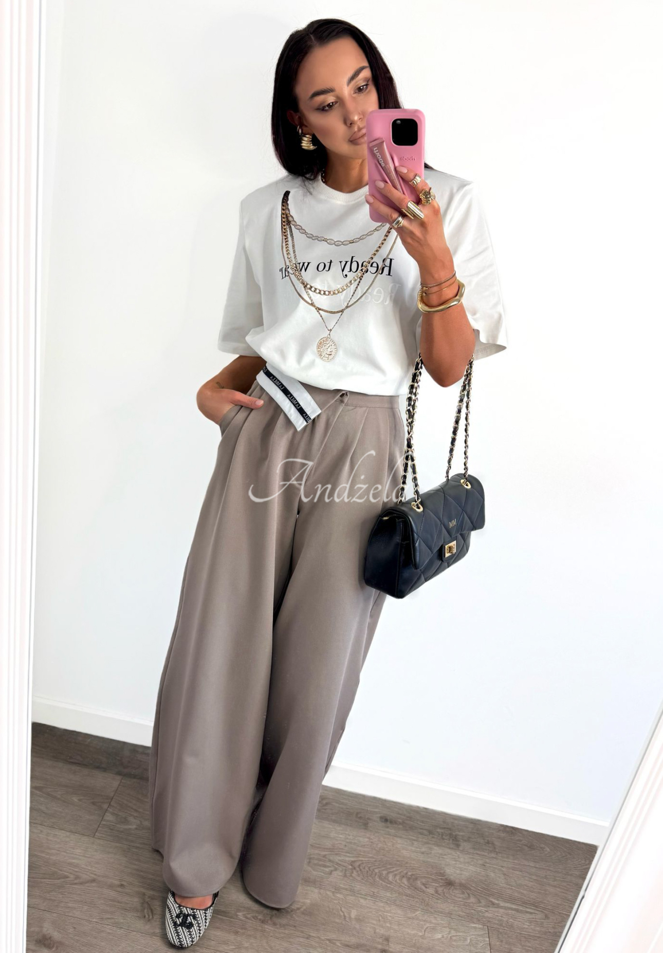 Pantaloni eleganți wide leg La Milla Exclusive