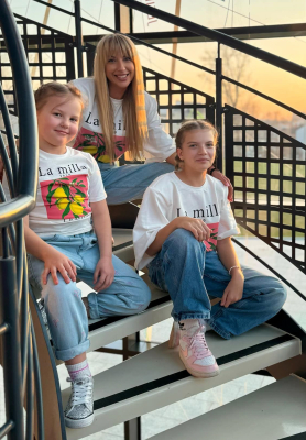 Tricou pentru copii La Milla Lemon cu imprimeu