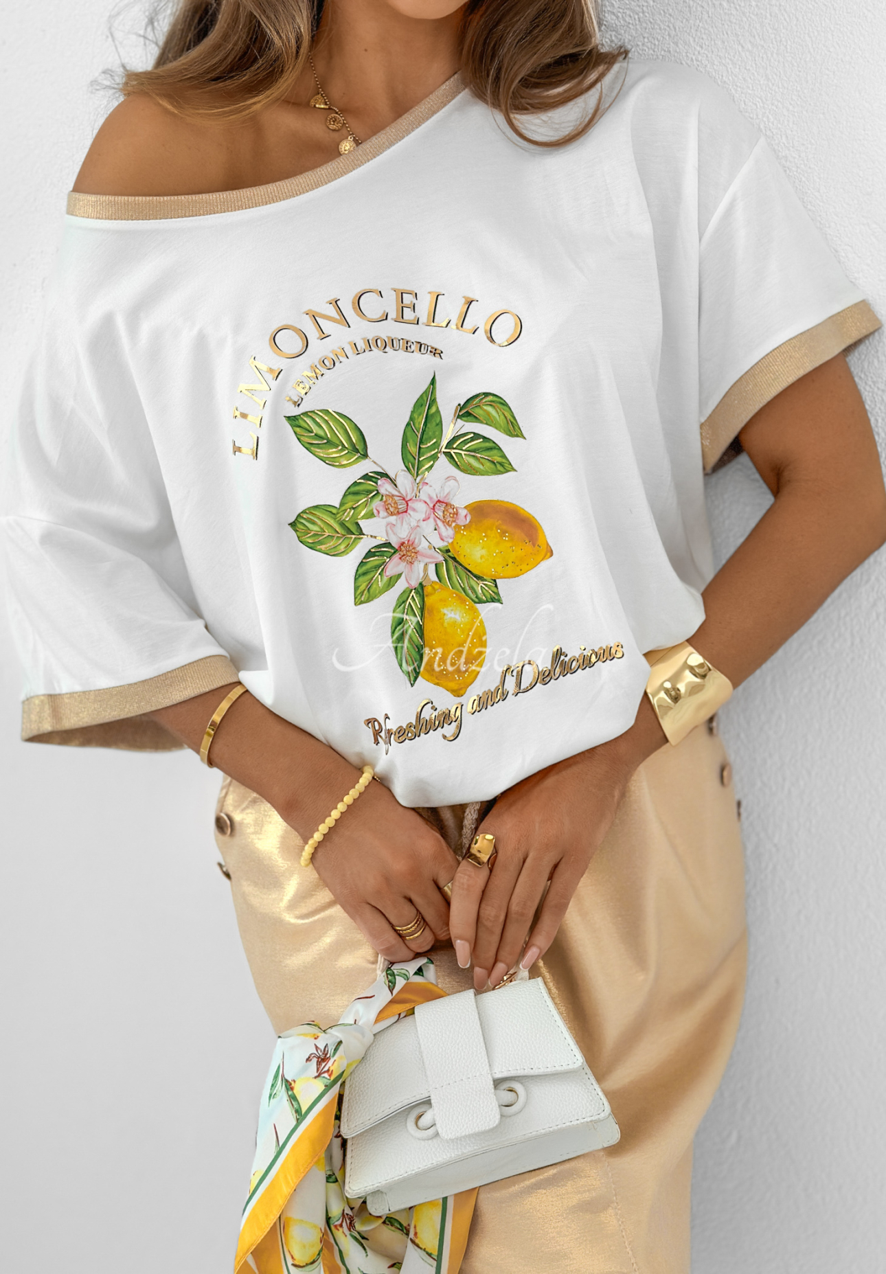 Tricou cu imprimeu Limoncello Refreshing