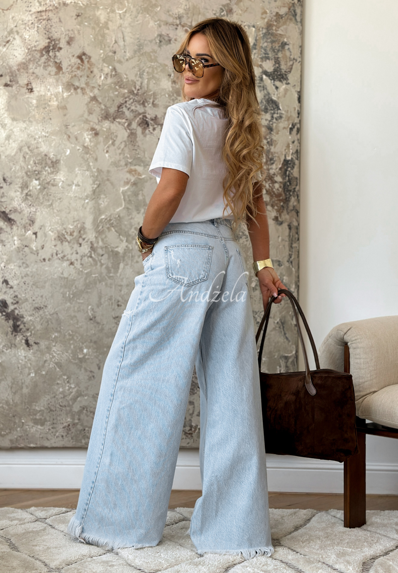Blugi wide leg Quick Fix