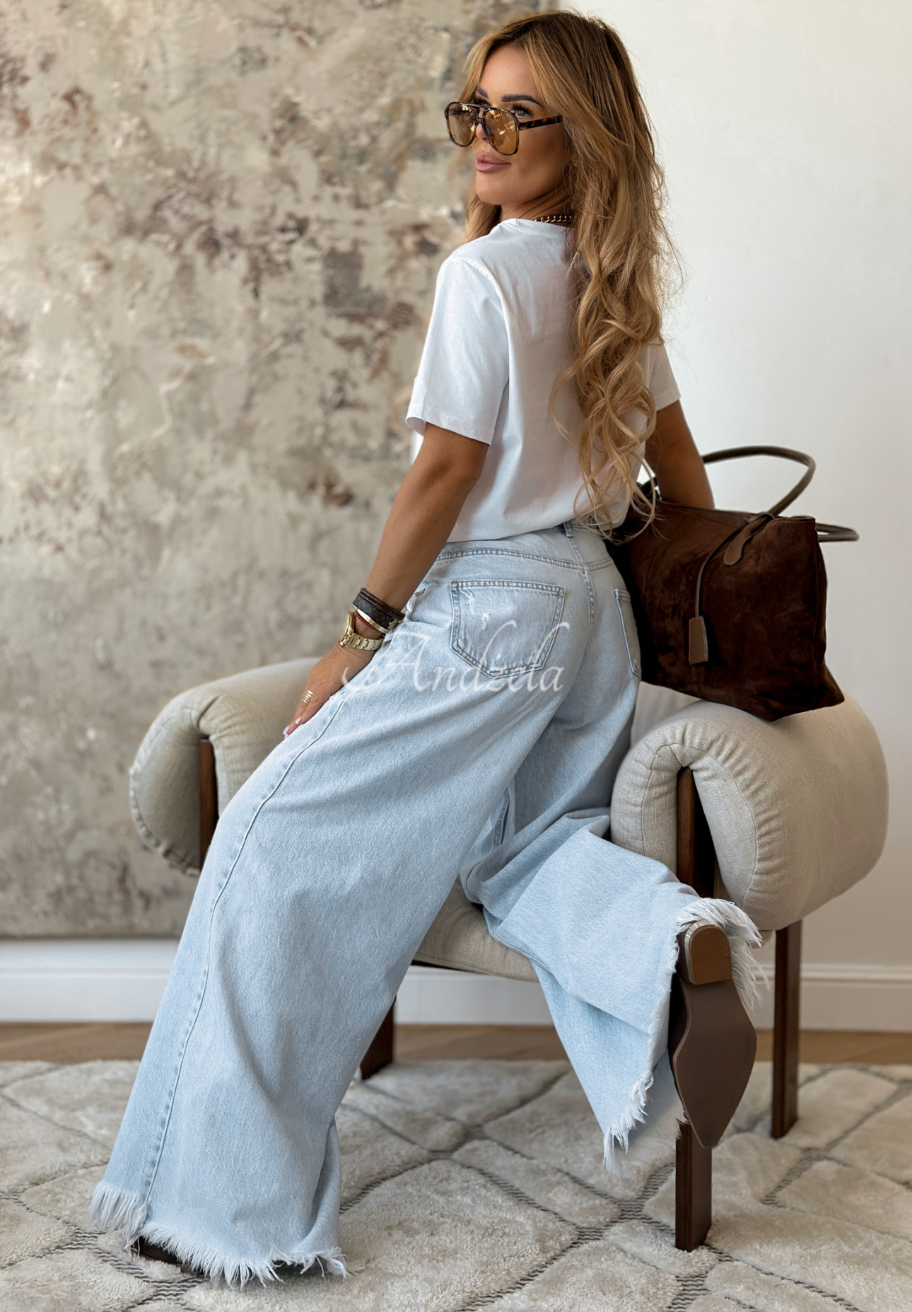 Blugi wide leg Quick Fix