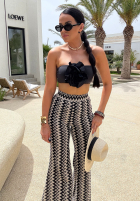 Cu modele Pantaloni dzwony La Milla Sun-Kissed Shades negre
