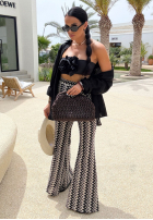 Cu modele Pantaloni dzwony La Milla Sun-Kissed Shades negre