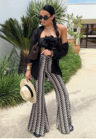 Cu modele Pantaloni dzwony La Milla Sun-Kissed Shades negre
