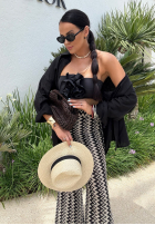 Cu modele Pantaloni dzwony La Milla Sun-Kissed Shades negre