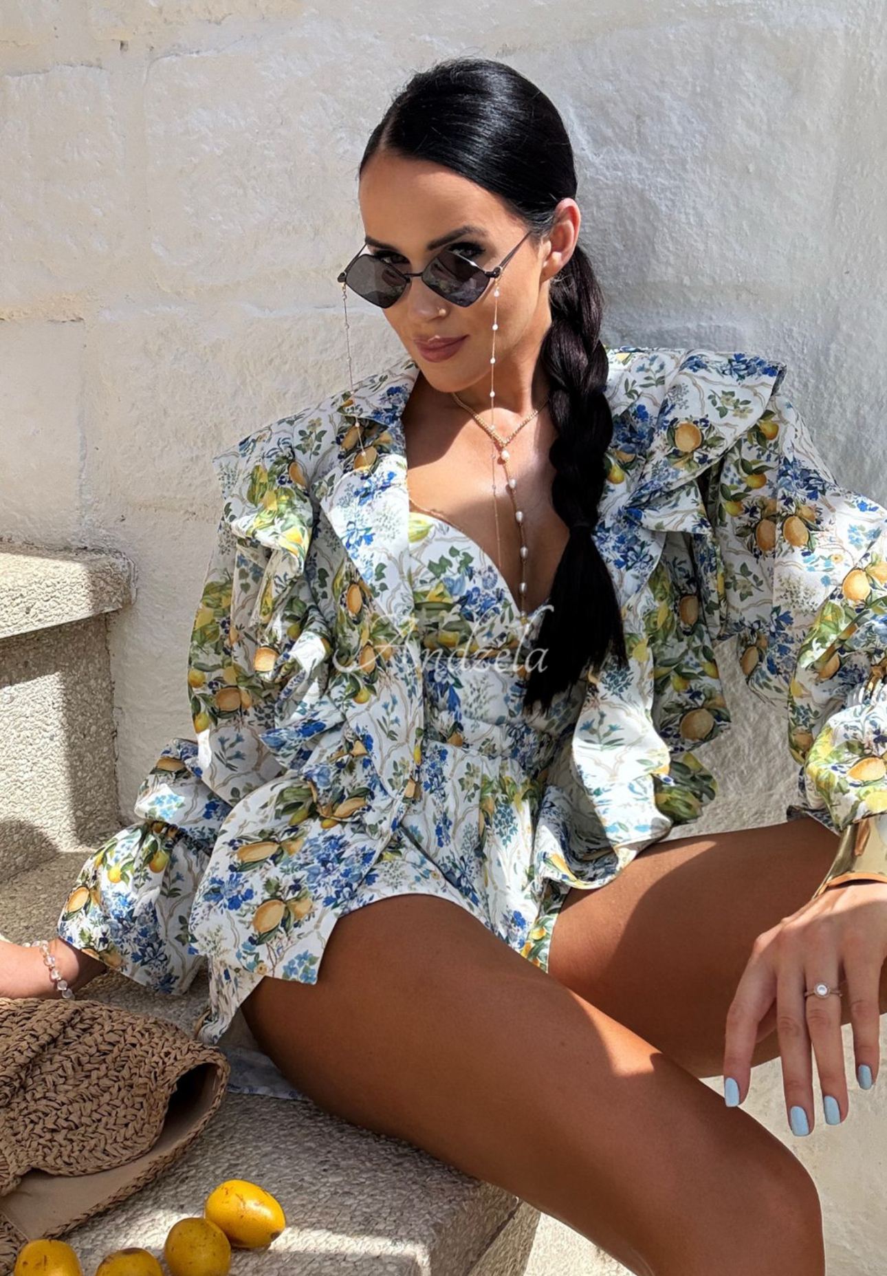 Body costum de baie La Milla Tasty Lemons cu lămâi