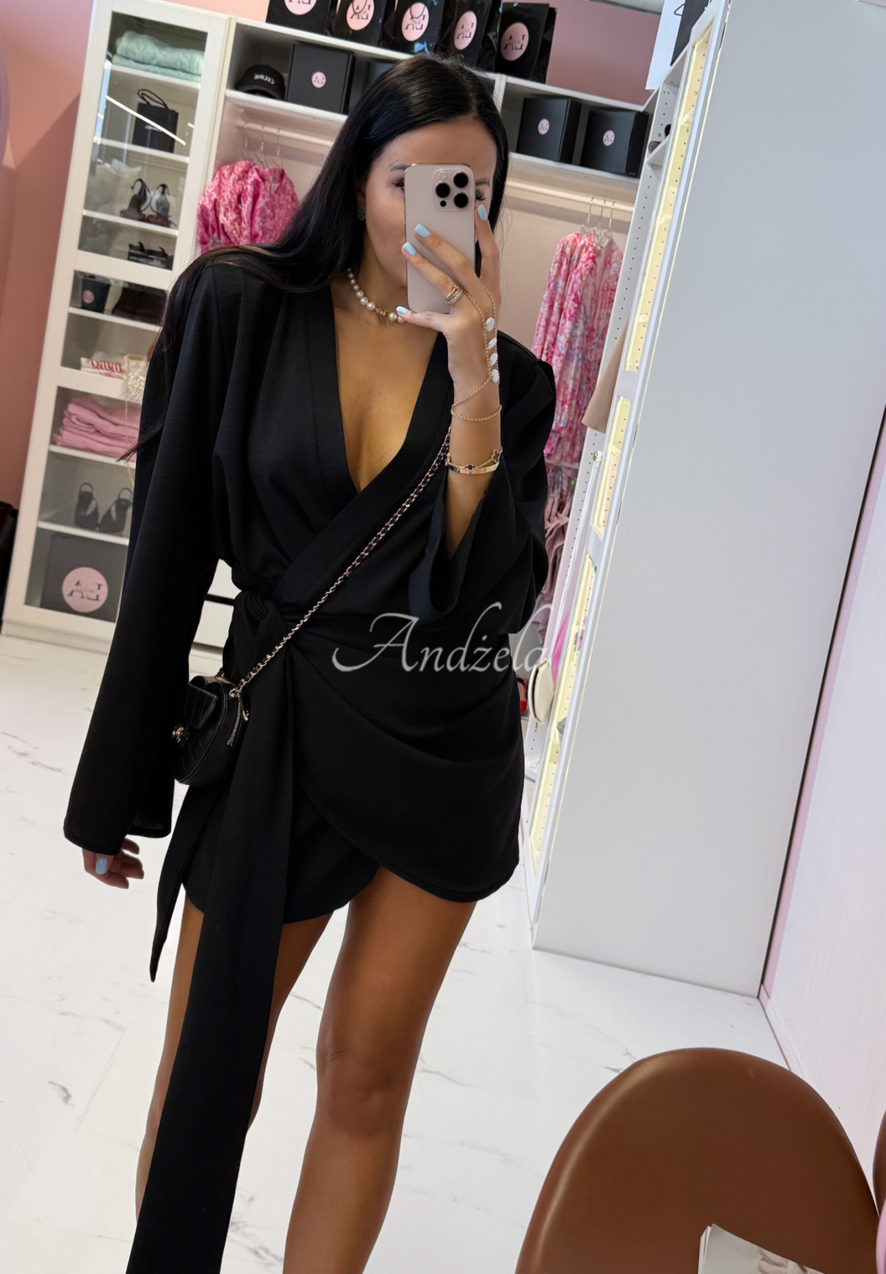 Rochie din in cu curea La Milla Don't Waste Time