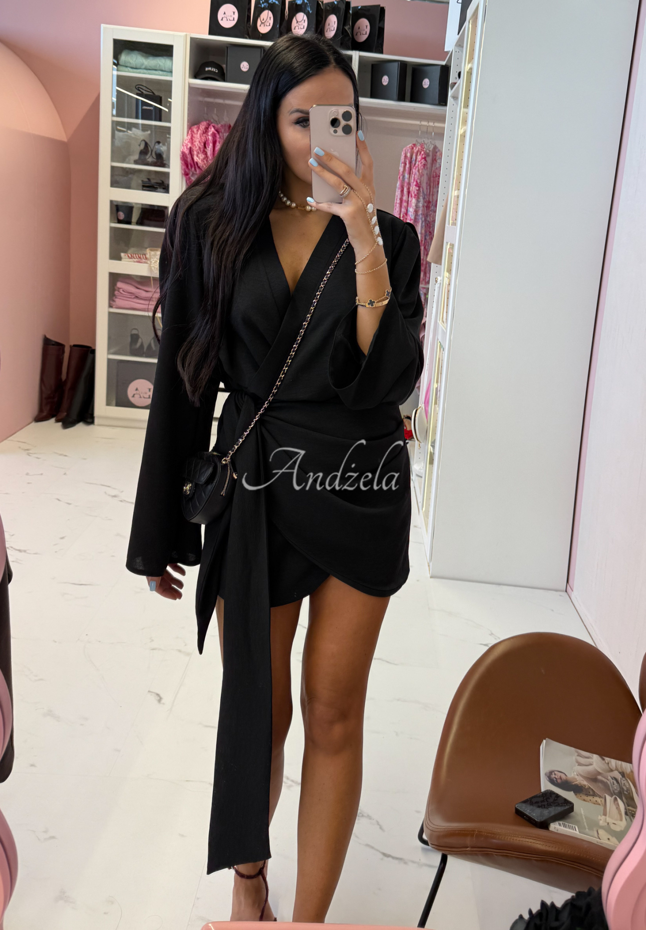 Rochie din in cu curea La Milla Don&#039;t Waste Time
