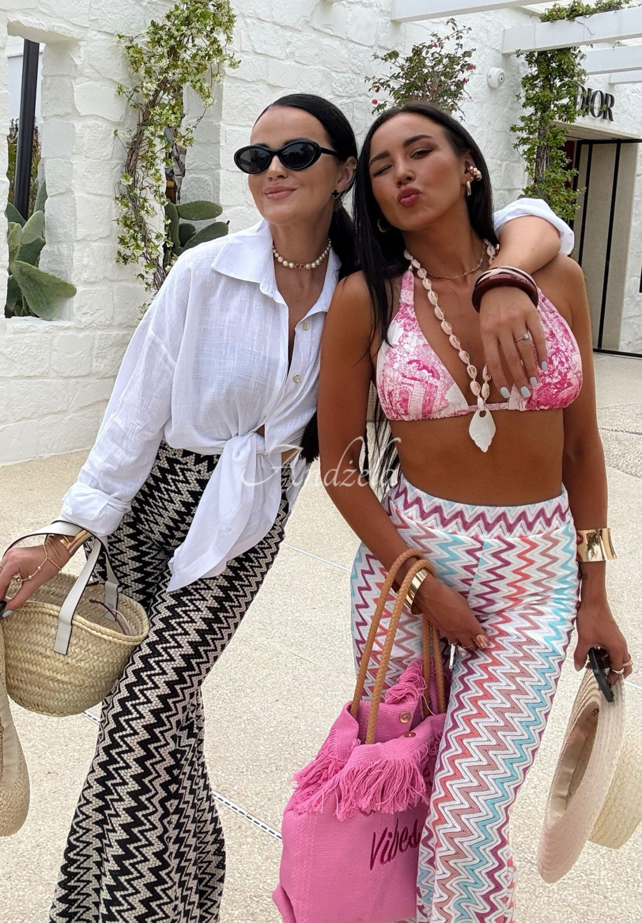 Pantaloni evazați ajurați La Milla Sun-Kissed Shades