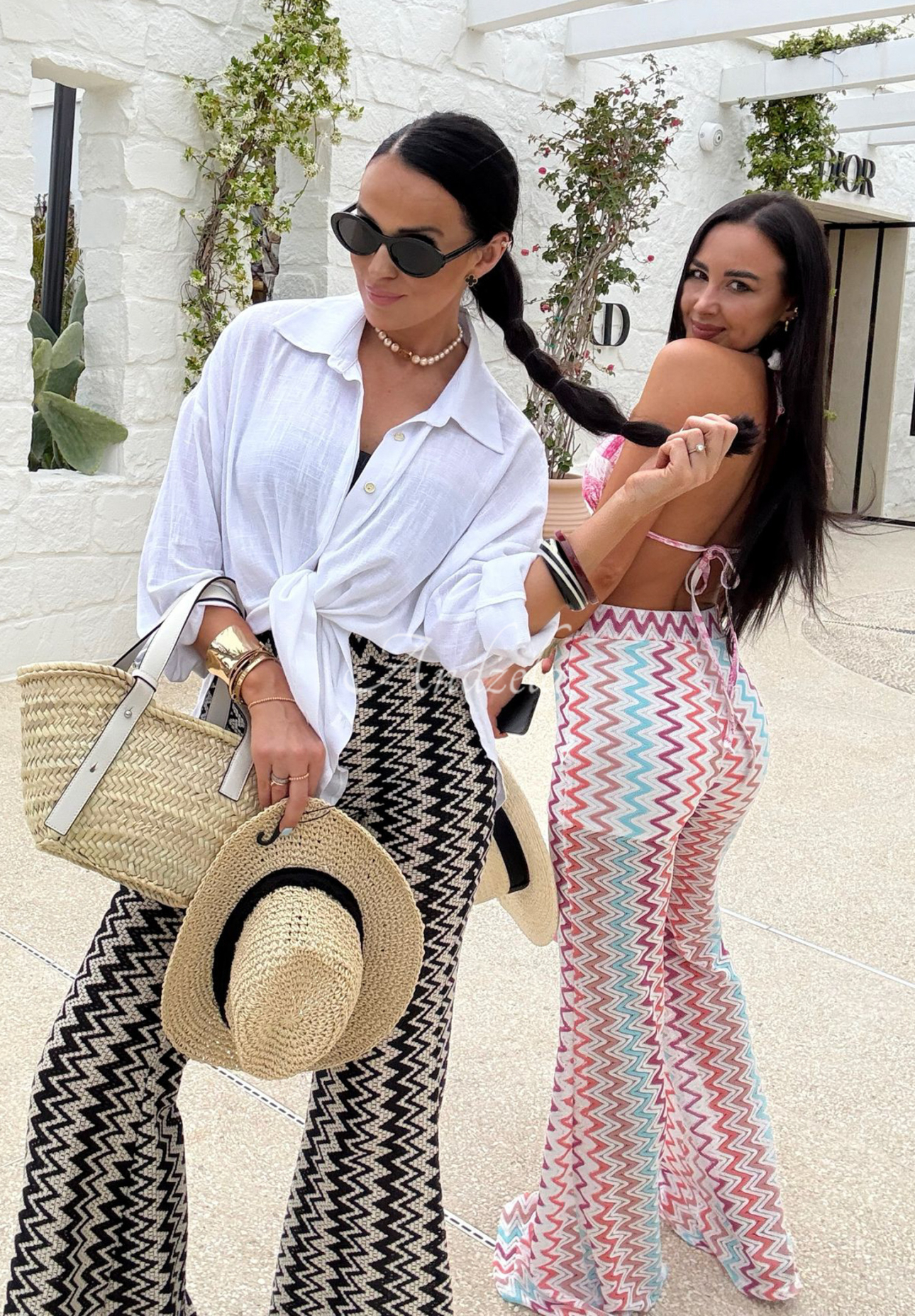 Pantaloni evazați ajurați La Milla Sun-Kissed Shades