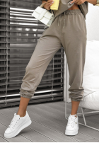 Compleu Tricou i Pantaloni dresowe Double Trouble bej