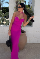Rochie maxi La Milla Remember About Me fucsia