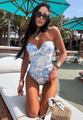 Body costum de baie La Milla Dreamy Places cu imprimeu