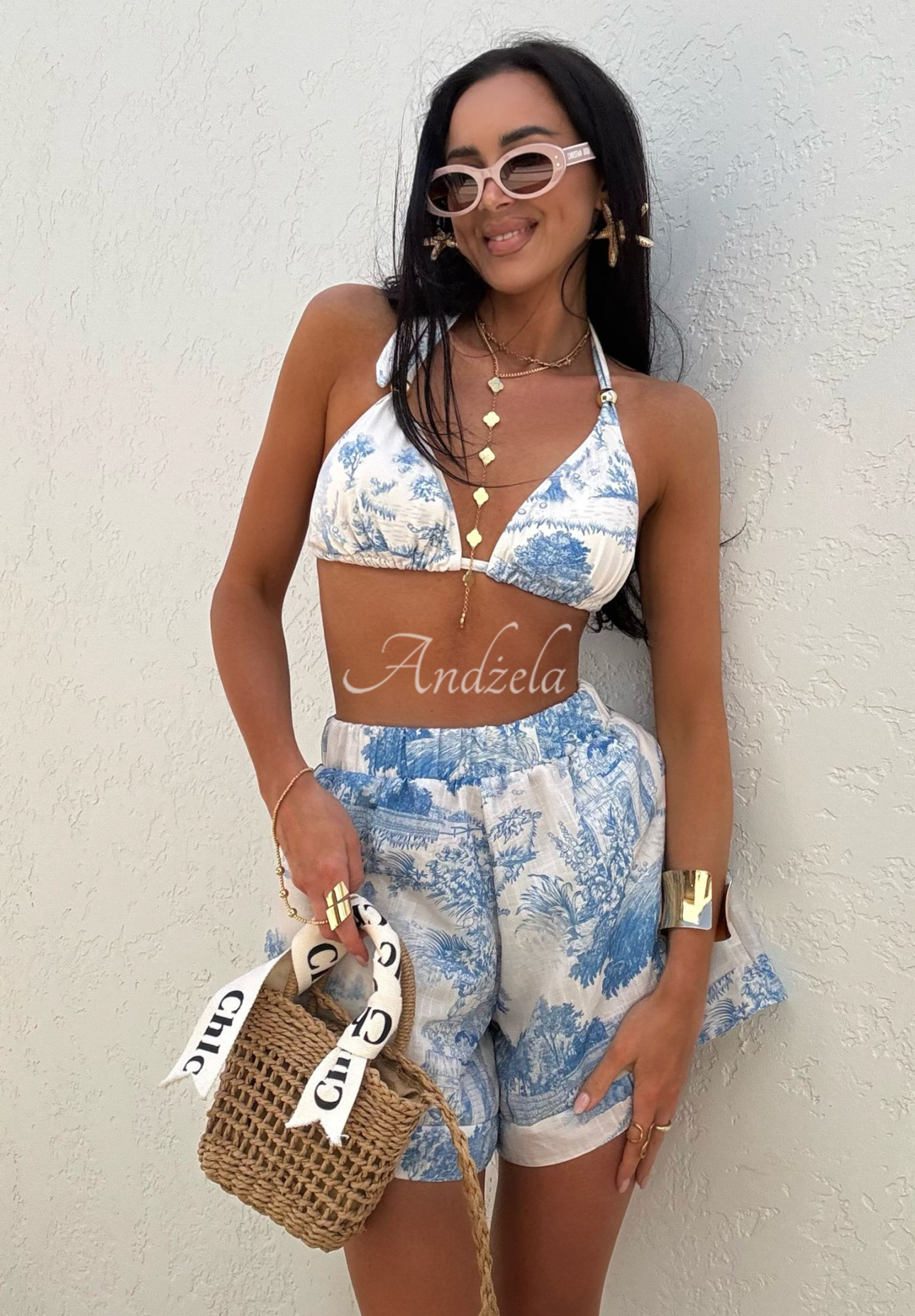 Costum de baie din două piese La Milla Dreamy Places cu imprimeu