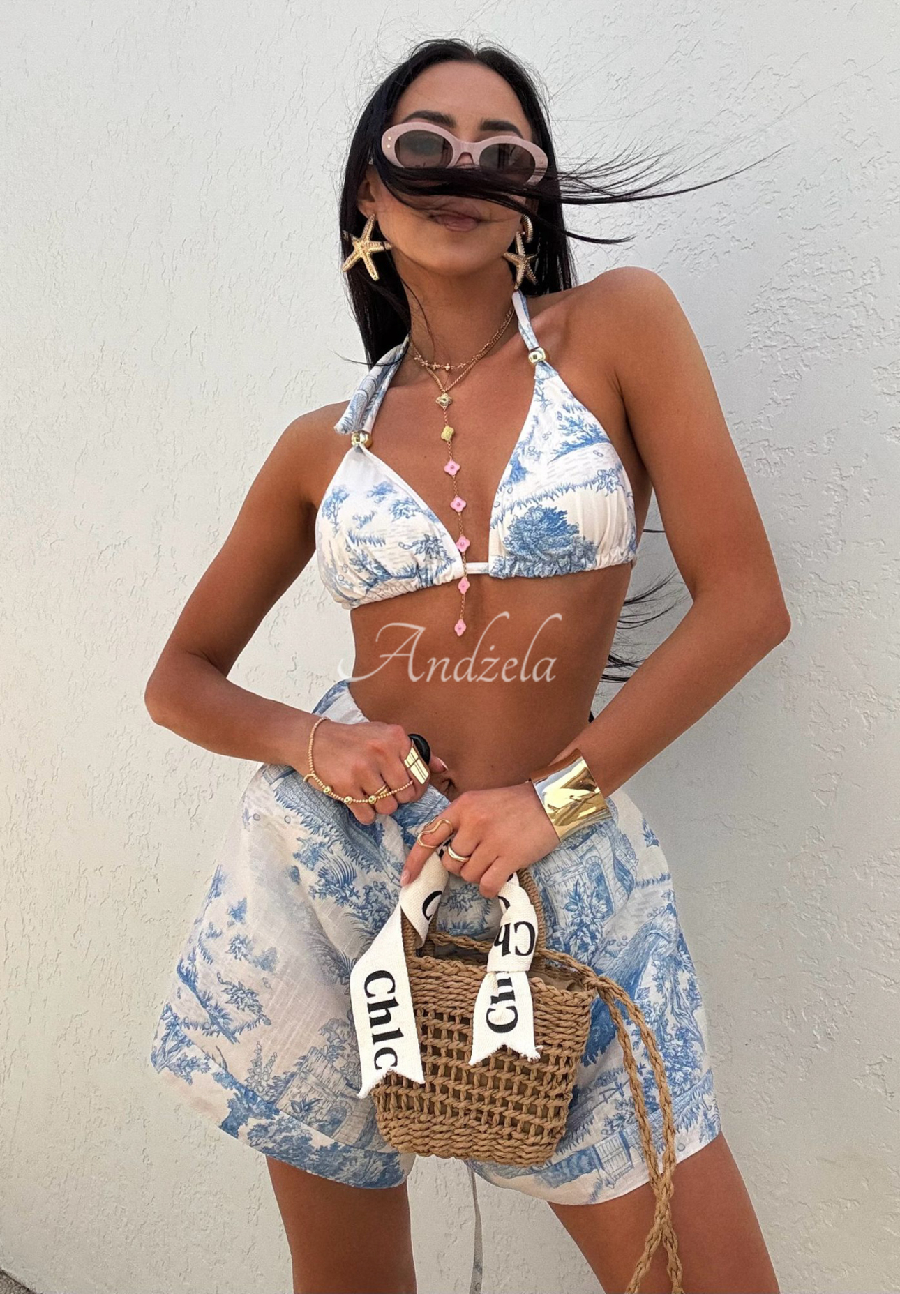 Costum de baie din două piese La Milla Dreamy Places cu imprimeu