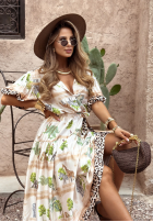 Koszulowa Rochie cu modele Safari Dreaming bej