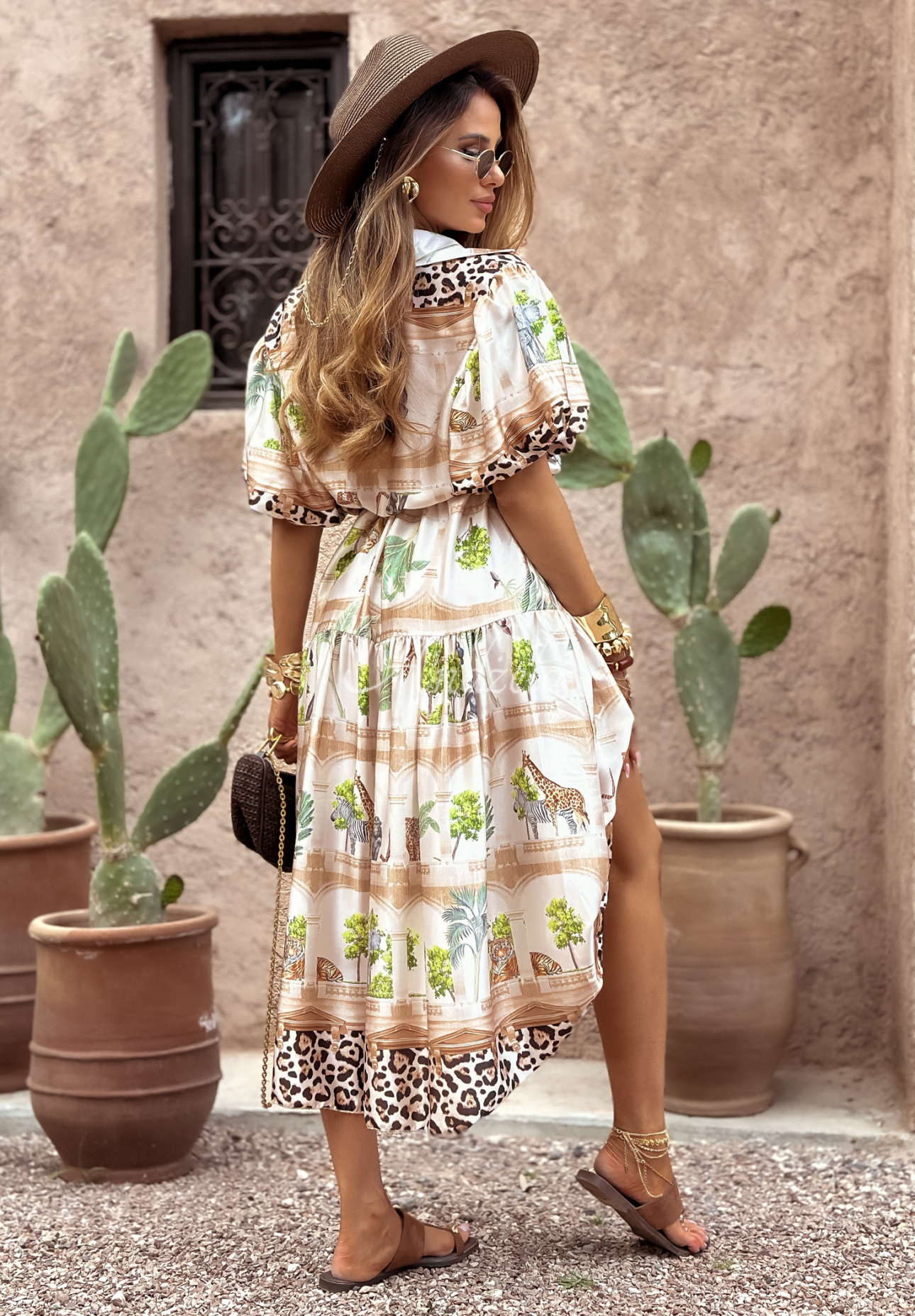 Rochie cu imprimeu Safari Dreaming