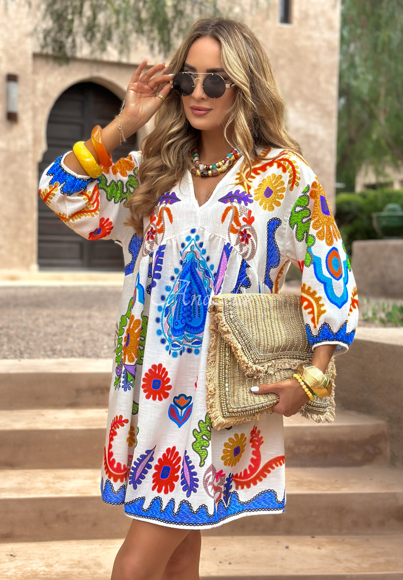 Rochie cu imprimeu Indian Ocean
