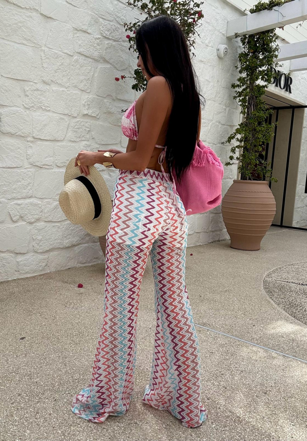 Pantaloni evazați ajurați La Milla Sun-Kissed Shades