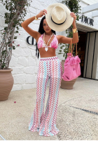 Cu modele Pantaloni dzwony La Milla Sun-Kissed Shades białe